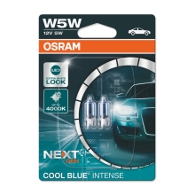 OSRAM autožárovka W5W COOL BLUE 2825CBN-02B 5W 12V W2.1x9.5D BL2
