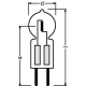 OSRAM halogenová žárovka HALOSTAR 12V 64417 7W G4