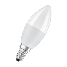 OSRAM LED svíčka B37 5.5W/40W E14 2700K/RGBW 470lm Dim 25Y opál ;REM.˙