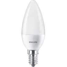 PHILIPS LED  svíčka B38 7W/60W E14 4000K 830lm NonDim 15Y opál BL˙