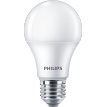 PHILIPS LED žárovkaLED CorePro A60 10.5W/75W E27 3000K 1055lm NonDim 15Y opál˙