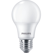 PHILIPS LED žárovkaLED CorePro A60 7.5W/60W E27 3000K 806lm NonDim 15Y opál˙