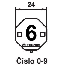 TREMIS štítek.označení číslo 6
